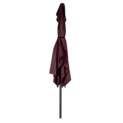 Parasol Mat Central 2x3 M Loompa Bordeaux Hespéride -Mobilier Soldes parasol mat central 2x3 m loompa bordeaux hesperide 3