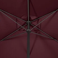 Parasol Mat Central 2x3 M Loompa Bordeaux Hespéride -Mobilier Soldes parasol mat central 2x3 m loompa bordeaux hesperide 5