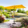 Parasol Mat Central 2x3 M Loompa Moutarde Hespéride 2 Parasol Mat Central 2x3 M Loompa Moutarde Hespéride -Mobilier Soldes parasol mat central 2x3 m loompa moutarde hesperide