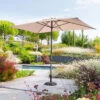 Parasol Mat Central 2x3 M Loompa Taupe Hespéride -Mobilier Soldes parasol mat central 2x3 m loompa taupe hesperide