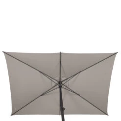 Parasol Mat Central 2x3 M Loompa Taupe Hespéride 14 Parasol Mat Central 2x3 M Loompa Taupe Hespéride -Mobilier Soldes parasol mat central 2x3 m loompa taupe hesperide 4