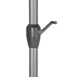 Parasol Mat Central Rond 3m Loompa Ardoise Hespéride -Mobilier Soldes parasol mat central rond 3 loompa ardoise hesperide 5