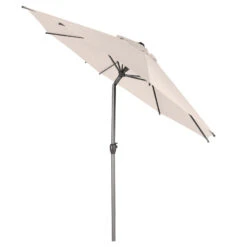 Parasol Mat Central Rond 3m Loompa Blé Hespéride -Mobilier Soldes parasol mat central rond 3m loompa ble hesperide 2