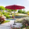 Parasol Mat Central Rond 3m Loompa Bordeaux Hespéride 2 Parasol Mat Central Rond 3m Loompa Bordeaux Hespéride -Mobilier Soldes parasol mat central rond 3m loompa bordeaux hesperide