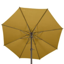 Parasol Mat Central Rond 3m Loompa Moutarde Hespéride 12 Parasol Mat Central Rond 3m Loompa Moutarde Hespéride -Mobilier Soldes parasol mat central rond 3m loompa moutarde hesperide 3
