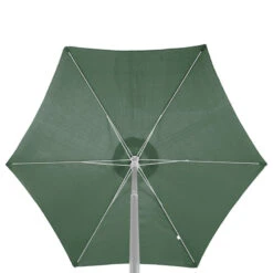 Parasol Rond 2,3m Anzio Vert Olive Hespéride -Mobilier Soldes parasol rond anzio vert olive hesperide 1 2