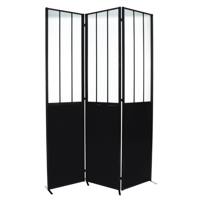 Paravent Atelier Métal Et Verre Trempé Atmosphera 3 Paravent Atelier Métal Et Verre Trempé Atmosphera