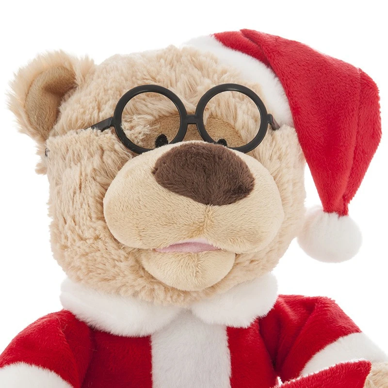 Peluche Automate Ours De Noël Musical Et Animé 4 Peluche Automate Ours De Noël Musical Et Animé – Image 2