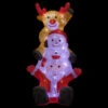 Père-Noël, Bonhomme De Neige Et Renne Lumineux 60 LED 1 Père-Noël, Bonhomme De Neige Et Renne Lumineux 60 LED -Mobilier Soldes pere noel bonhomme de neige et renne lumineux 60 led