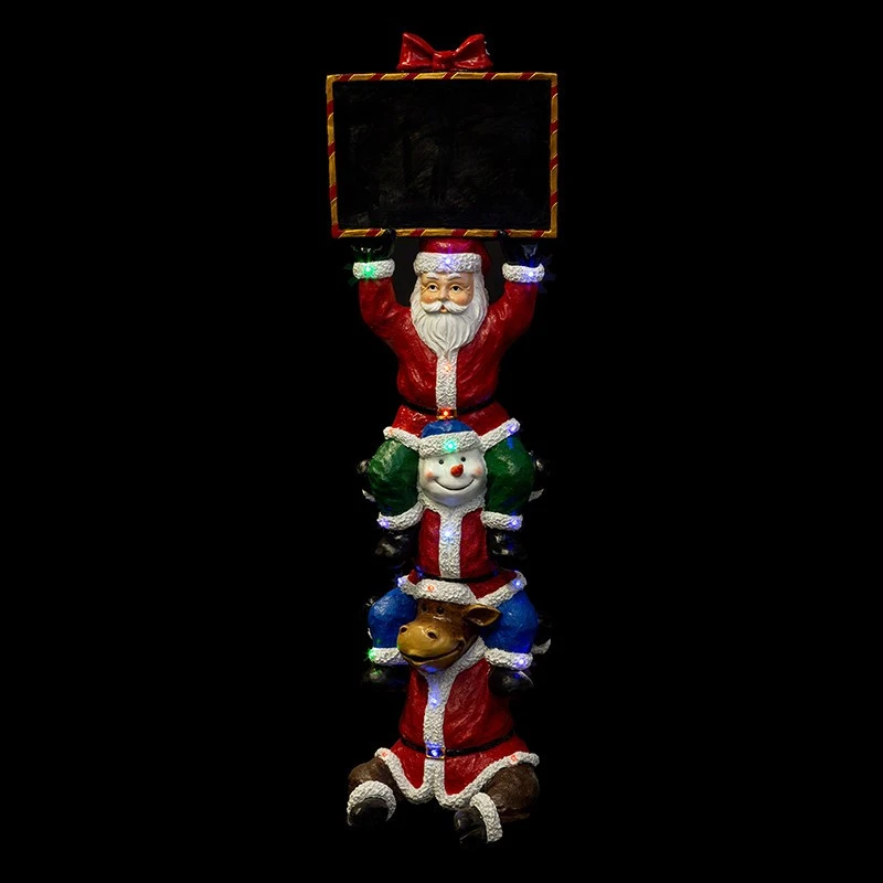 ATMOSPHERA Père-Noël Et Ses Amis 150 Cm Lumineux 3 ATMOSPHERA Père-Noël Et Ses Amis 150 Cm Lumineux