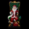 Père-Noël Sur Son Fauteuil 106 Cm Lumineux -Mobilier Soldes pere noel sur son fauteuil 106 cm lumineux