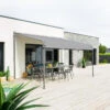 Pergola Store Madère Ardoise Hespéride