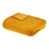 Plaid Géant 180x230 Fourrure Jaune Moutarde Atmosphera -Mobilier Soldes plaid geant 180x230 fourrure jaune moutarde atmosphera