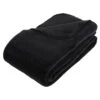 ATMOSPHERA Plaid Grand Modèle Microfibre 180x230 Cm Noir -Mobilier Soldes plaid grand modele microfibre 180x230 cm noir