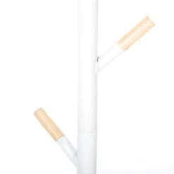 Porte Manteaux Métal Bois 6 Tiges Blanc 5five 8 Porte Manteaux Métal Bois 6 Tiges Blanc 5five -Mobilier Soldes porte manteaux metal bois 6 tiges blanc 5five 2