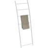 Porte Serviettes échelle En Métal Blanc H150 1 Porte Serviettes échelle En Métal Blanc H150 -Mobilier Soldes porte serviettes echelle metal blanc 82 cm