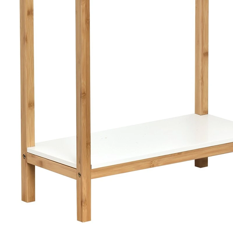 Porte Serviettes En Bambou Avec étagère Nuovo 4 Porte Serviettes En Bambou Avec étagère Nuovo – Image 2