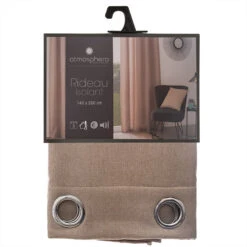 Rideau Isolant Tim Taupe 140x260 Atmosphera -Mobilier Soldes rideau isolt tim taupe 140x260 atmosphera 2