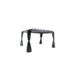 Rideaux Opaques Pour Tonnelle Belize 3,8x3m Hespéride -Mobilier Soldes rideaux opaques pour tonnelle belize 38x3m hesperide 2