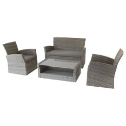 Salon Bora-bora Terre Ombre 4 Places Hespéride 11 Salon Bora-bora Terre Ombre 4 Places Hespéride -Mobilier Soldes salon bora bora terre ombre 4 places hesperide 1