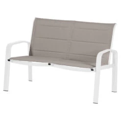 Salon De Jardin 4 Places Elyn Noisette / Blanc Hespéride 11 Salon De Jardin 4 Places Elyn Noisette / Blanc Hespéride -Mobilier Soldes salon de jardin 4 places elyn noisette blanc hesperide 1 2