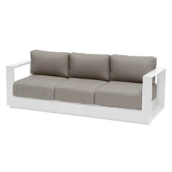 Salon De Jardin Allure Gris Minéral/blanc 5p Hespéride -Mobilier Soldes salon de jardin allure gris mineralblanc 5p hesperide 2