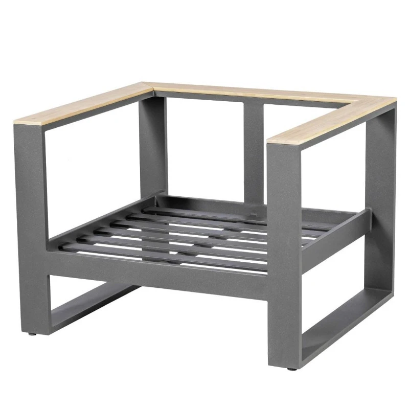 Salon De Jardin Emperia 5p En Aluminium Et Acacia Hespéride 10 Salon De Jardin Emperia 5p En Aluminium Et Acacia Hespéride – Image 8