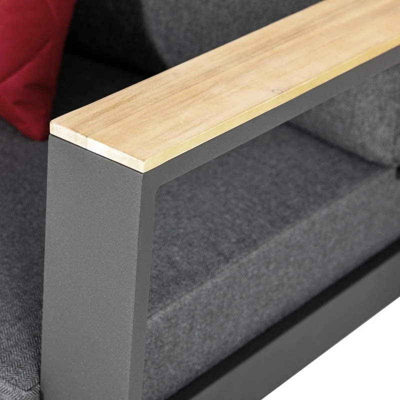 Salon De Jardin Emperia 5p En Aluminium Et Acacia Hespéride 12 Salon De Jardin Emperia 5p En Aluminium Et Acacia Hespéride – Image 10