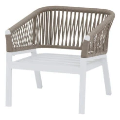 Salon De Jardin Oriengo 5 Places Taupe/blanc Hespéride -Mobilier Soldes salon de jardin oriengo 5 places taupe blanc hesperide 5