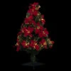 Sapin De Noël 90 Cm Décoré Et Lumineux Riga -Mobilier Soldes sapin de noel 90 cm decore et lumineux riga