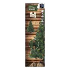 Sapin De Noël 150 Cm Vert Majestic Pommes De Pin -Mobilier Soldes sapin de noel vert majestic 150 cm avec pommes de pin 2