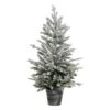 Sapin En Pot 100 Cm Artificiel Enneigé Frosty