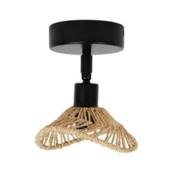 Spot Ozana En Métal Et Corde Ostaria 9 Spot Ozana En Métal Et Corde Ostaria -Mobilier Soldes spot ozana en metal et corde ostaria 1