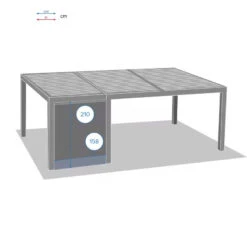 Store Semi-automatique Petit Modèle Pour Tonnelle Majaé Hespéride -Mobilier Soldes store semi automatique petit modele pour tonnelle majae hesperide 2