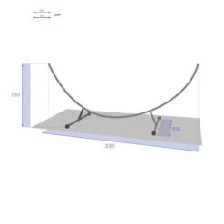 Support Hamac Demi-lune 3m30 Hespéride 9 Support Hamac Demi-lune 3m30 Hespéride -Mobilier Soldes support hamac l3m30 hesperide 3