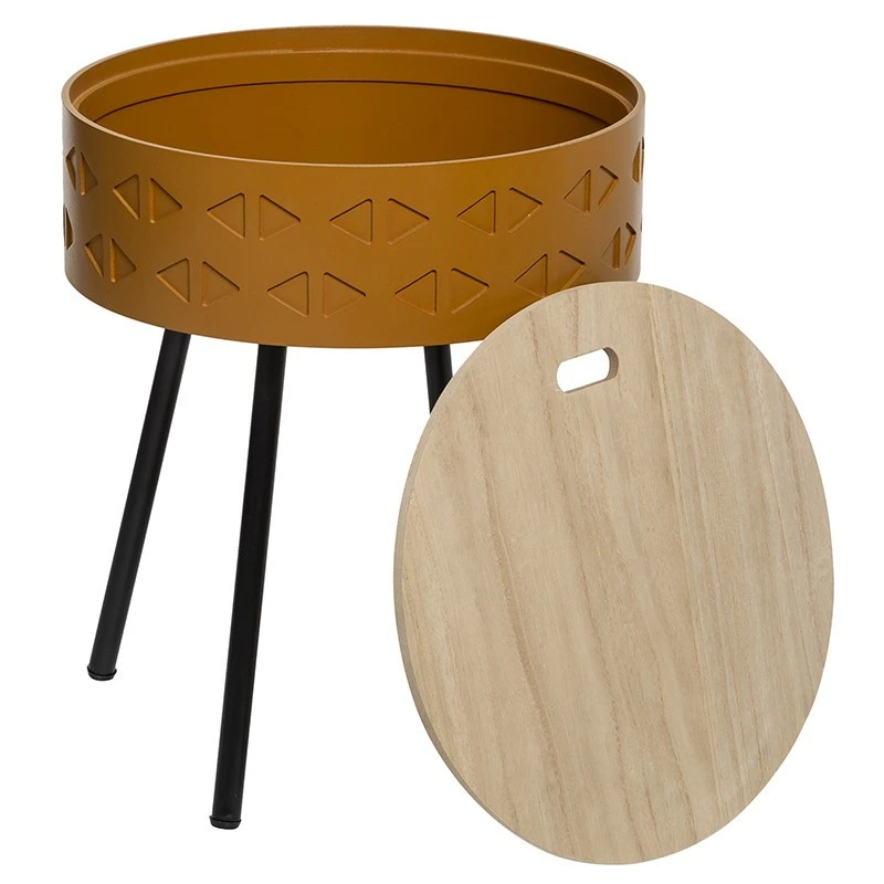 Table à Café Coffre Caramel Shiro Atmosphera 4 Table à Café Coffre Caramel Shiro Atmosphera – Image 2