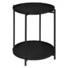 Table à Café En Métal Meeko Noir Atmosphera -Mobilier Soldes table a cafe en metal meeko noir atmosphera