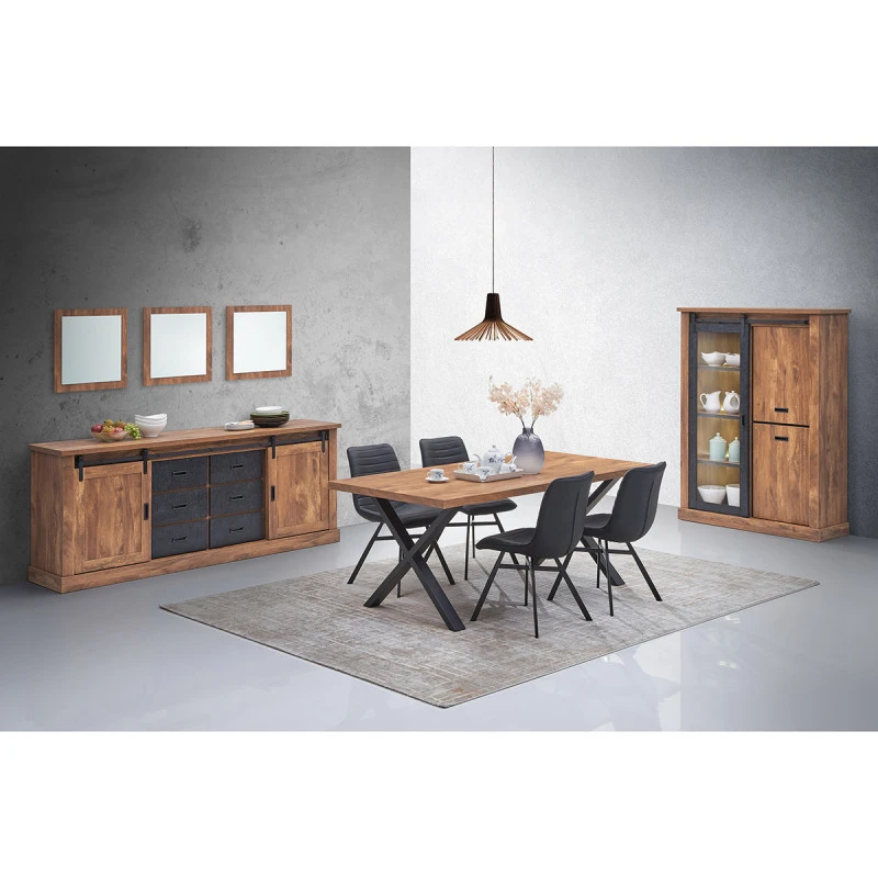 Table à Manger 190 X 95 Cm Pieds X Elo 5 Table à Manger 190 X 95 Cm Pieds X Elo – Image 3