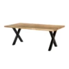 Table à Manger 200 X 100 Cm Bois Massif Alvaro 1 Table à Manger 200 X 100 Cm Bois Massif Alvaro -Mobilier Soldes table a manger 200 x 100 cm bois massif alvaro