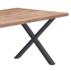 Table à Manger 220 X 95 Cm Pieds En Croix Edouard -Mobilier Soldes table a manger 220 x 95 cm pieds en croix edouard 2