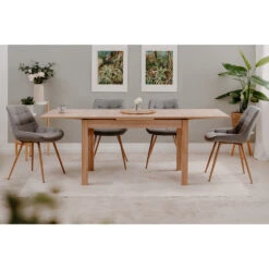 Table à Manger Extensible 120/200 Cm Longford -Mobilier Soldes table a manger extensible 120200 cm longford 1 5
