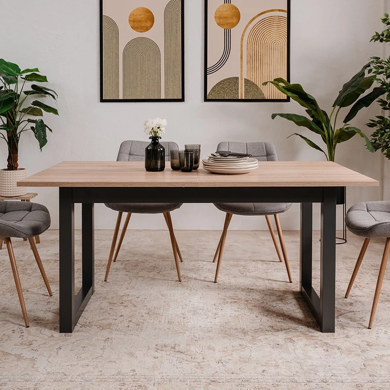 Table à Manger Extensible 160/200 Cm 10 Table à Manger Extensible 160/200 Cm – Image 8