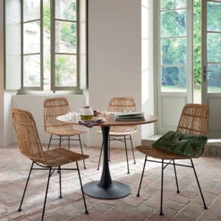 Table à Manger Ronde D102 Elias Atmosphera -Mobilier Soldes table a manger ronde d102 elias atmosphera 1