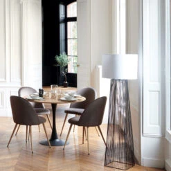 Table à Manger Ronde D102 Elias Atmosphera -Mobilier Soldes table a manger ronde d102 elias atmosphera 3