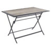 Table Aluminium Azua 4 Places Gris Smoke Hespéride 2 Table Aluminium Azua 4 Places Gris Smoke Hespéride -Mobilier Soldes table aluminium azua 4 places gris smoke hesperide