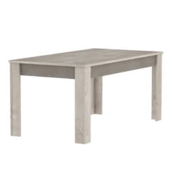 Demeyere Table Avec Rallonge 170/230x90cm Cannes -Mobilier Soldes table avec rallonge 170 230x90cm cannes chene champagne beton clair 2