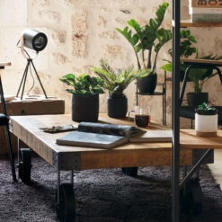 Table Basse Silas Bois Massif Atmosphera 15 Table Basse Silas Bois Massif Atmosphera -Mobilier Soldes table basse manguier bois massif atmosphera 5