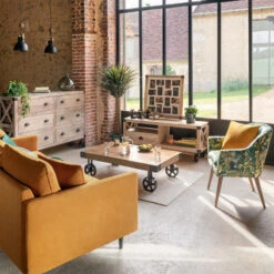 Table Basse Silas Bois Massif Atmosphera 17 Table Basse Silas Bois Massif Atmosphera -Mobilier Soldes table basse manguier bois massif atmosphera 7