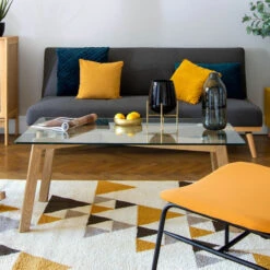 Table Basse Verre Taho Atmosphera -Mobilier Soldes table basse verre taho atmosphera 2