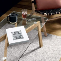 Table Basse Verre Taho Atmosphera -Mobilier Soldes table basse verre taho atmosphera 3